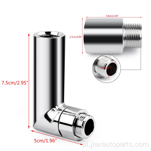 M18 * 1.5 Conector padrão do sensor de oxigênio de 90 graus